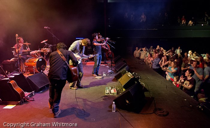 On stage with Seth Lakeman Band